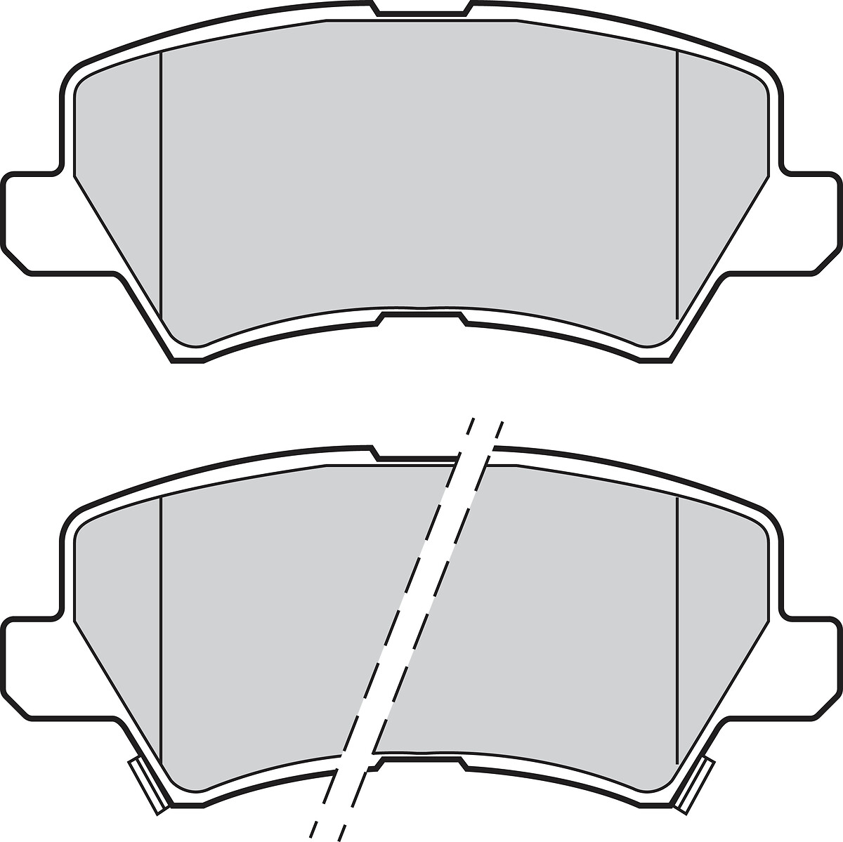 Jeu de 4 plaquettes de frein VALEO ref. 302785